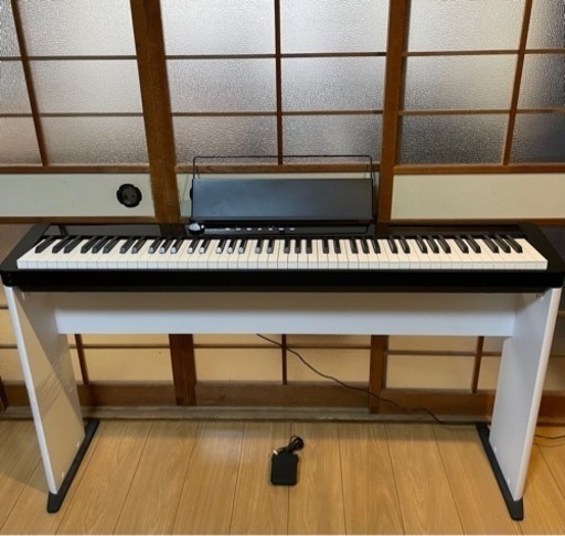 美品CASIO  電子ピアノ PX-S1000BK 2020年製 88鍵盤（純正白いスタンド付き）
