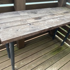 ダイニングテーブル 外 130 木材 天然木材 調整可能 