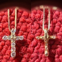 k18 ネックレス 2.13g【ダイヤ0.3ct】