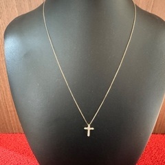 k18 ネックレス 2.13g【ダイヤ0.3ct】
