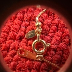 k18 ネックレス 2.13g【ダイヤ0.3ct】