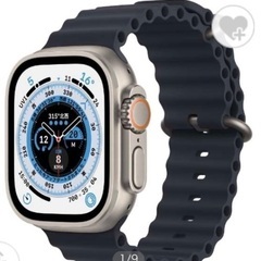 9/7本日中　Apple Watch Ultra（GPS + Cellularモデル）- 49mmチタニウムケースとミッドナイトオーシャンバンド　MQFK3JA