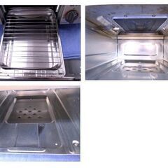 リンナイ LP用 ガステーブル 2021年製 KG34NBER 幅56㎝ ベージュ系 右強火 水無片面焼き ガスコンロ ガス台