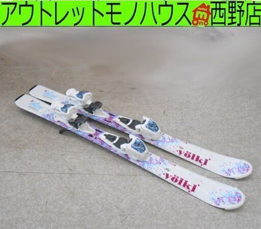 ◆ ジュニア スキー セット BxB 100cm スキーブーツ ストック ⑧