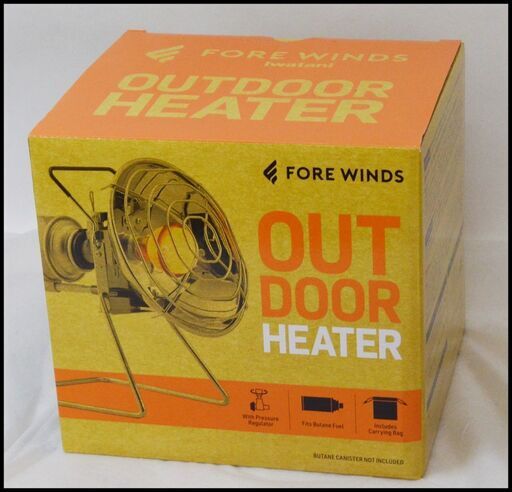 未使用 イワタニ アウトドアヒーター FW-OH01 OUTDOOR HEATER FORE WINDS カセットガス ストーブ Iwatani