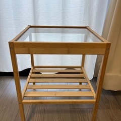 IKEA イケア ベッドサイドテーブル 36x35cm 2024...