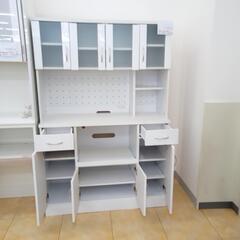 ★ジモティ割あり★  レンジボード ホワイト H177.5×D45×W119.5 クリーニング済み OJ1886