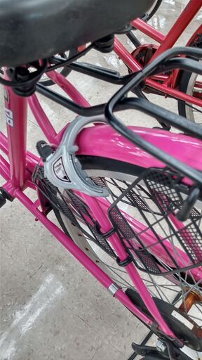 ★ジモティ割あり★  軽快車 26インチ ピンク クリーニング済み TJ1853 ☆ジモティ割あり☆ 軽快車 26インチ ピンク クリーニング済み TJ1853