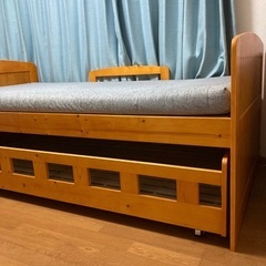 親子ベッド　木製