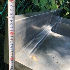 2槽水切り付きシンク