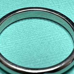 本物 TIFFANY&Co. PT950 PERETTI ダイヤモンド リング 16号 指輪