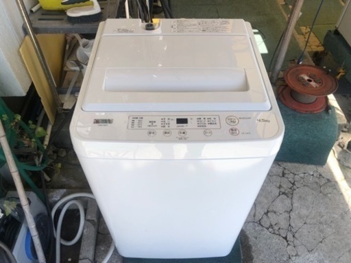 【リサイクルサービス八光】2021年製　ヤマダ電機　全自動洗濯機 (洗濯4.5kg)　YWM-T45H1