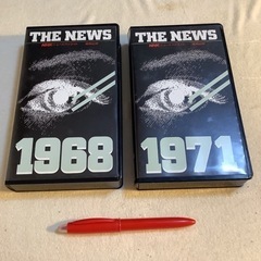 VHS  THE NEWS  1968 と1971  NHK 3...