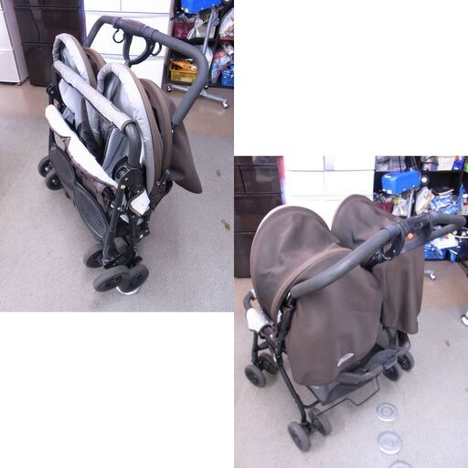 双子・二人用 ベビーカー グレコ/GRACO デュオスポーツ ダークブラウン