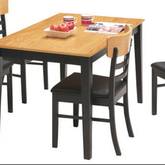 １２０ダイニングテーブル５点セット　ヘルシー