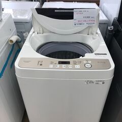 ★ジモティ割あり★ SHARP 洗濯機 6.0kg 年式2020...