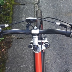 ＜新品・未使用車＞MTB型26インチ折りたたみ自転車・フルサスペンション・ミッキーロケットのロゴ入り・シマノ6段変速・ Vブレーキ・ピカピカです♪