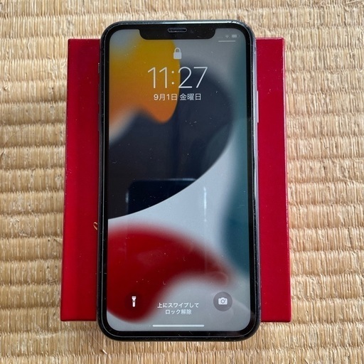 iPhone 11 ブラック 64 GB SIMフリー バッテリー100% 