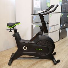 253)【美品】FITBOX FBX-002B_01 第3世代 スピンバイク エアロバイク トレーニング フィットネス ダイエット フィットボックス 室内 運動