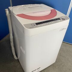 【良品】SHARP 6.0kg洗濯機 ES-GE60P 2014...
