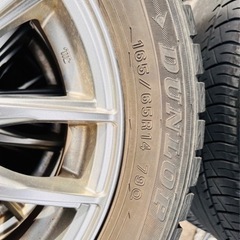 ‼️スタットレスタイヤ‼️アルミセット‼️165/65R14 14×4.5J 4穴 PCD100 2017 レーベン