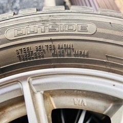 ‼️スタットレスタイヤ‼️アルミセット‼️165/65R14 14×4.5J 4穴 PCD100 2017 レーベン