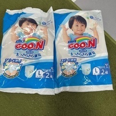 グーン　おむつLサイズ　男の子用4枚