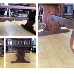 J3飛騨産業FRONTIERフロンティアシリーズ　カントリーダイニング５点セット