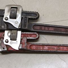パイプレンチまとめて MITSUBISHI HIT SUPER 200mm 250mm 300mm 350mm