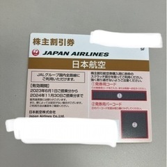 JAL日本航空 株主優待優待券
