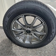 付 スタッドレスタイヤ ホイールセット 215/60R16 HI...