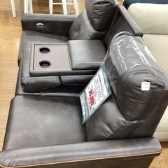 KI-24【新入荷　アウトレット】両側電動リクライニング3シーターソファ　ブラウン