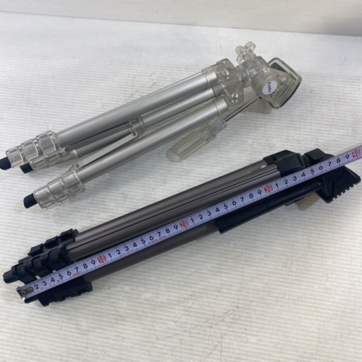 カメラ三脚 ビデオ 三脚 2点セット Kenko ケンコー TRIPOD スケルトン 状態込み 中古