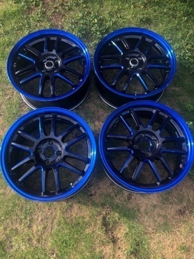 RAYS 57 ULTIMATE グラムライツ PCD100 4H 17×7J ＋50 アクア シビック等に