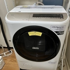 【ネット決済・配送可】HITACHI ドラム式洗濯乾燥機 ヒート...