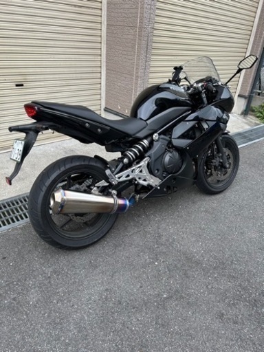 ＊NINJA400R.インジェクション、整備済、書類有、実働、車検残有、カスタム、ブラック、ニンジャ NINJA400R.インジェクション、整備済、書類有、実働、車検残有