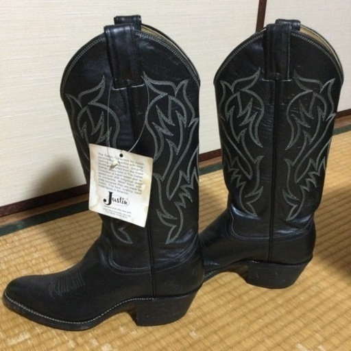 Justinウエスタンブーツ　未使用