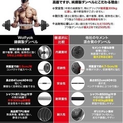 【ほぼ新品】ダンベル 20kg 2個セット & 5kgプレート4枚付