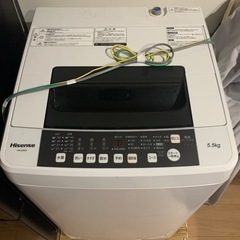 Hisense5.5kg縦型洗濯機