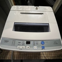 洗濯機　アクア　2015 6キロ　AQW-S60D
