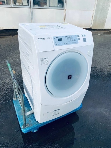 ♦️EJ1281番　SHARP ドラム式電気洗濯乾燥機 【2011年製 】