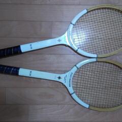 昭和のテニスラケット(木製)　２本