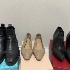 【お譲り先決定】秋からのブーツなど靴3足　ZARA AGOST H&M