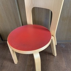 【終了御礼】赤い椅子　3脚
