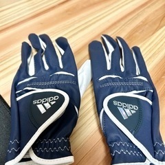 【美品】【adidas】ゴルフ両手手袋、グローブ