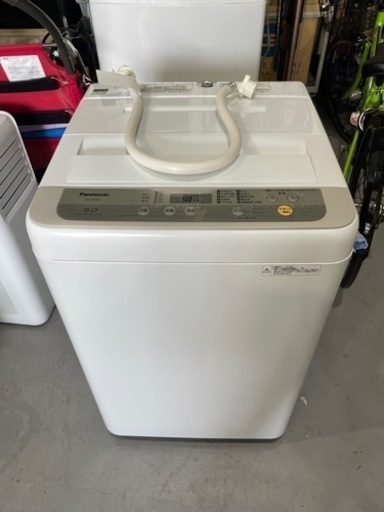 【美品】 全自動洗濯機 5kg 2019年 NA-F50B12 Panasonic ホワイト 縦型洗濯機 パナソニック
