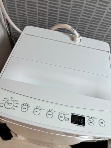 tag label by amadana 洗濯機 4.5kg 2018年製 白 ホワイト