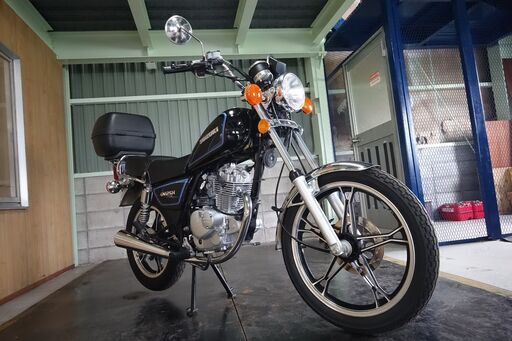 GN125H（LC6PCJG99G0）スズキ！リアキャリア付き！きれいな実動車！S3008232