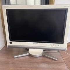 SHARP ポータブルテレビ　ジャンク品