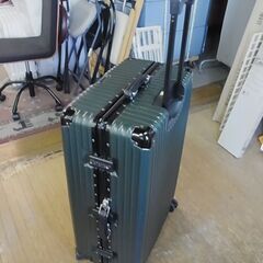 【26】スーツケース　グリーン　キャリーバッグ　ハードタイプ　大...